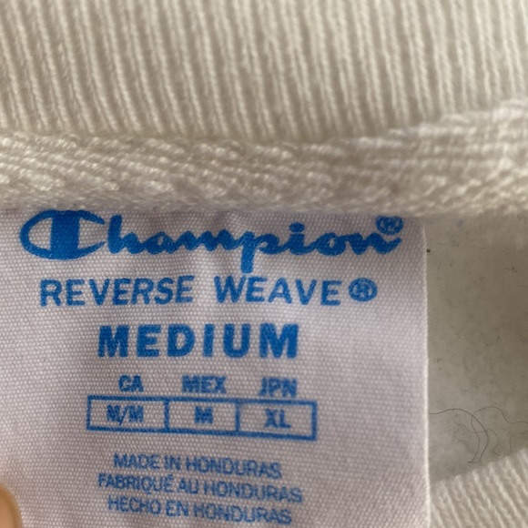 Champion Crew Pullover Sweatshirt Size M - Picture 8 of 8
